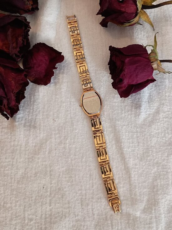 NEW Ladies Wrist Watch Premier Designs Jewelry Gold Plated w Crystals & Box main image 4